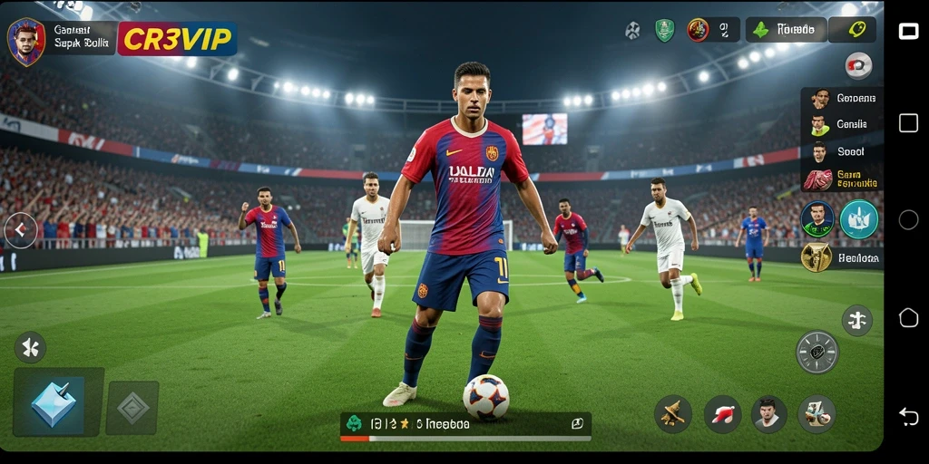 Tampilan gameplay CR7VIP yang mendalam dan menarik.