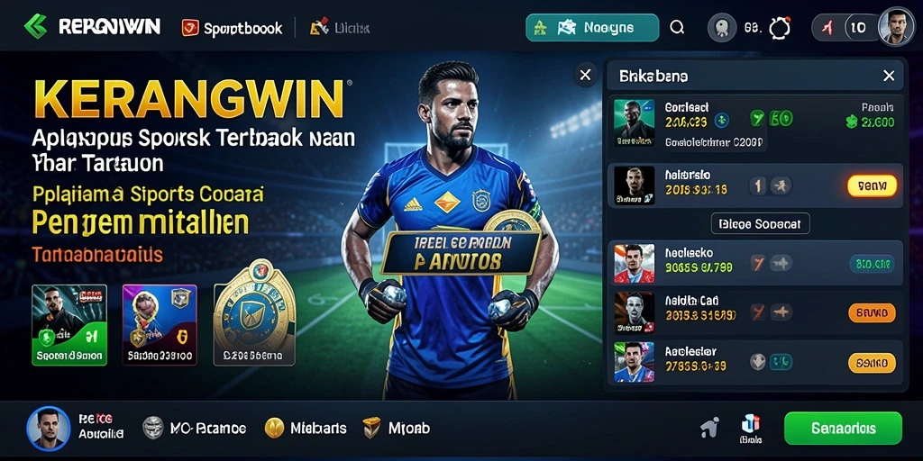 Screenshot utama KERANGWIN menampilkan antarmuka taruhan yang dinamis.