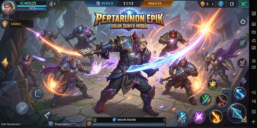 Gameplay seru dan penuh strategi di MG525.