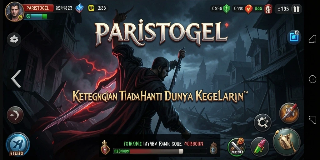 Tangkapan layar gameplay <strong>PARISTOGEL</strong> menunjukkan suasana menyeramkan di rumah tua.