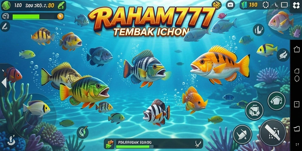 Tampilan screenshot permainan RAHAM777 yang menarik dalam Tembak Ikan.